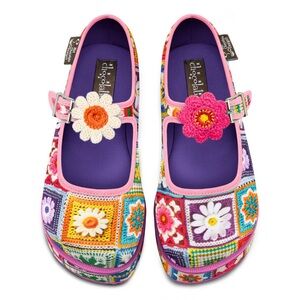 Chocolaticas® Crochet Women's Mary Jane Platform